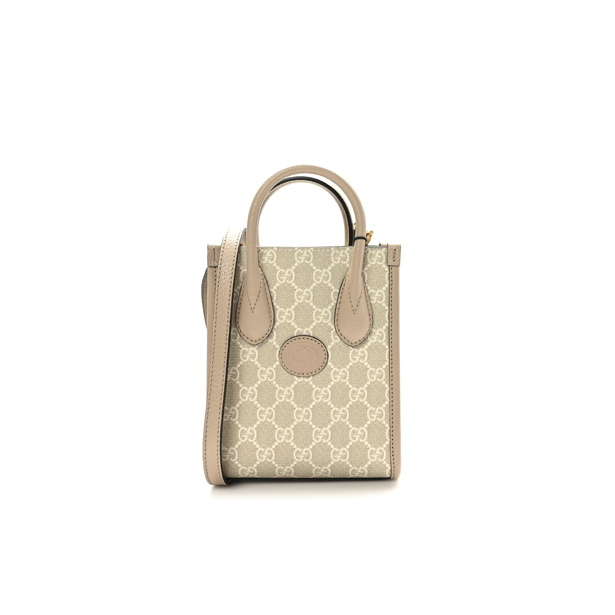 GUCCI MINI TOTE BAG WITH INTERLOCKING&G 671623 (20*16*7cm)